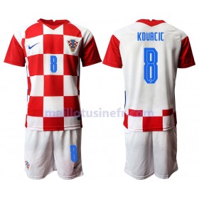 Maillot de Foot Croatie Mateo Kovacic 8 Domicile UEFA EURO 2020 - Enfant